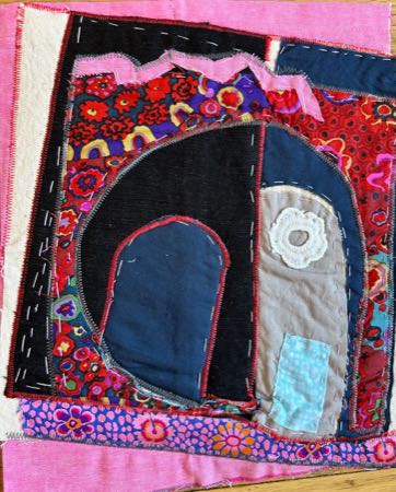 Untitled — fiber collage