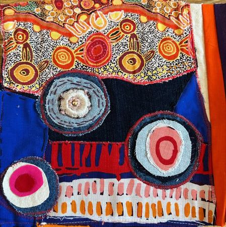 Untitled — fiber collage