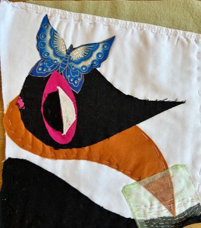 Untitled — fiber collage