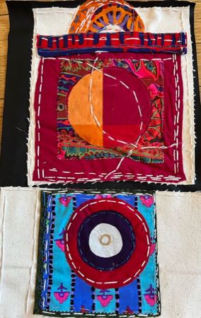 Untitled — fiber collage