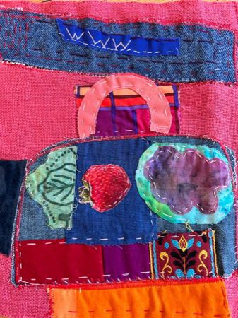 Untitled — fiber collage