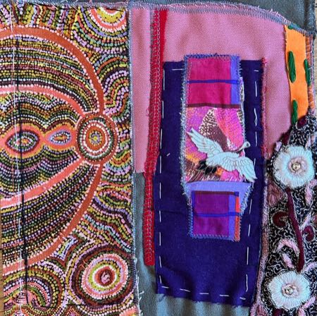 Untitled — fiber collage