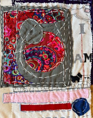 Untitled — fiber collage