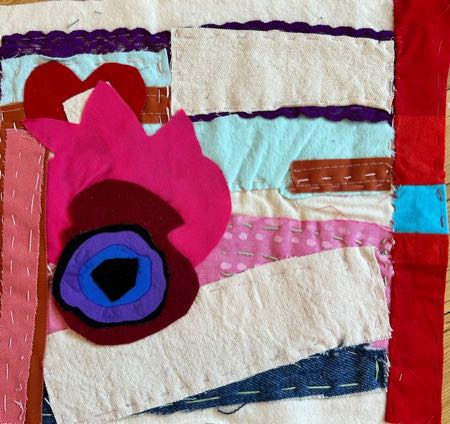 Untitled — fiber collage