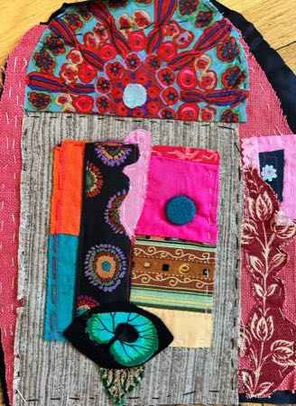 Untitled — fiber collage