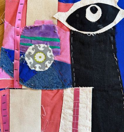 Untitled — fiber collage