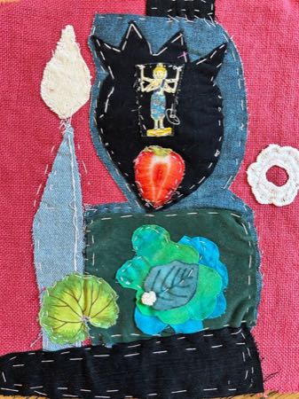 Untitled — fiber collage