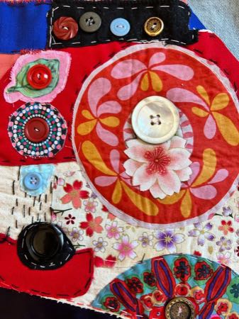 Untitled — fiber collage