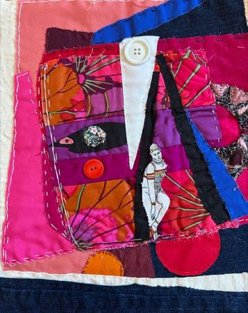 Untitled — fiber collage