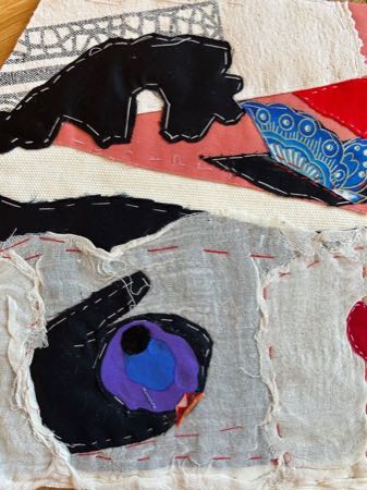 Untitled — fiber collage